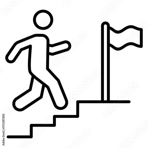 Achieve Outline Icon