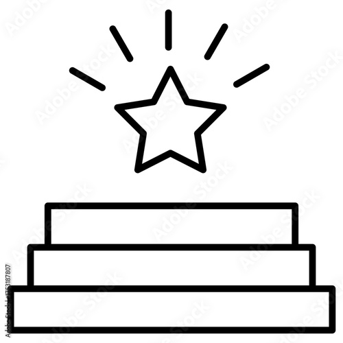 Top Performer Outline Icon