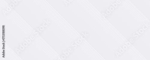 White luxury background with grey shadow diagonal stripes. Light elegant dynamic abstract BG. Trendy geometric neumorphism. Universal minimal 3d sale modern backdrop.