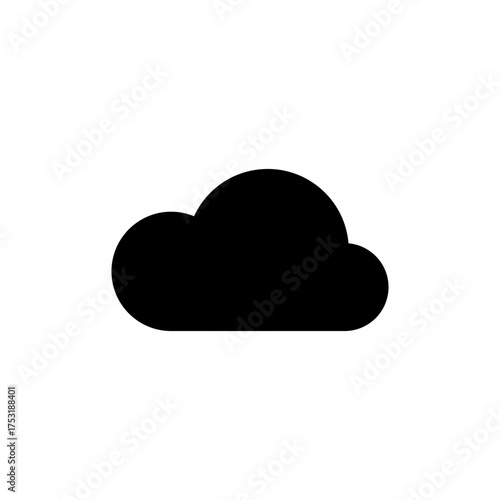 Cloud icon vector for web and mobile app. cloud sign and symbol