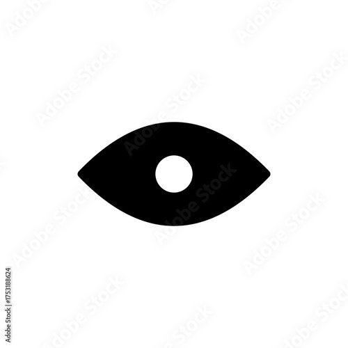 Eye icon vector for web and mobile app. Eye sign and symbol. Look and Vision icon.