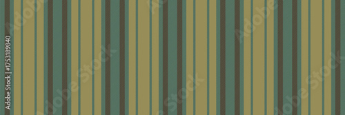 Funky textile background stripe, cloth fabric vector vertical. Vintage texture pattern lines seamless in yellow and cyan colors.