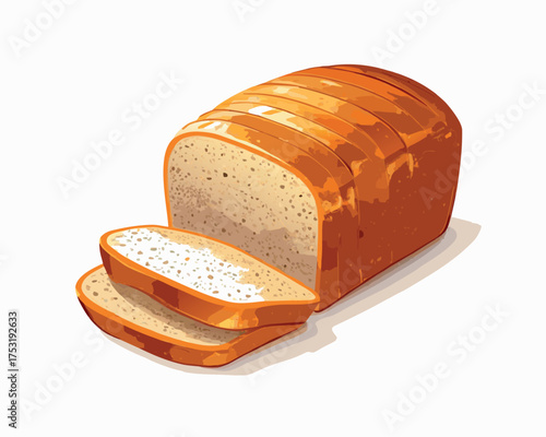 loaf of bread on cutting board