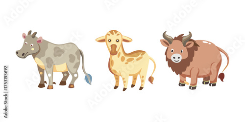set of animals