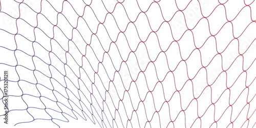 Mesh texture for fishing net. Seamless pattern for sportswear or football gates, volleyball net, basketball hoop, hockey, athletics. Abstract net background for sport. Vector