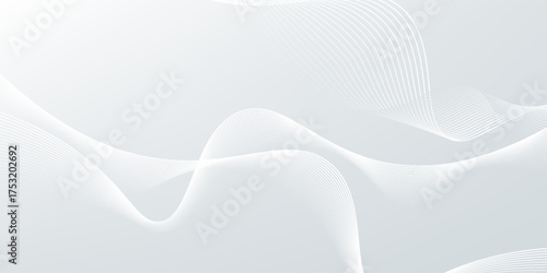 Abstract geometric white and gray color background. Vector, illustration.