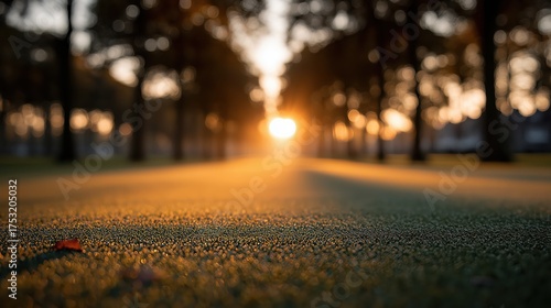 autumn on the golf course