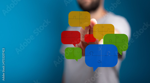 Conceptual image showing a ...