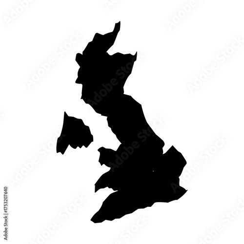 map silhouette vector