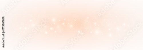 Christmas shimmer with radiant stardust and glowing particles.