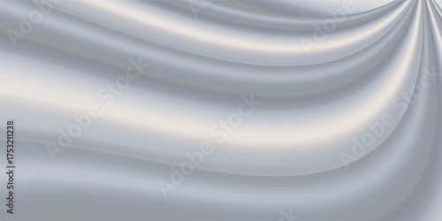 Metal silver texture background or aluminum brushed silver texture with reflection.Abstract background for wallpaper. Vector illustration