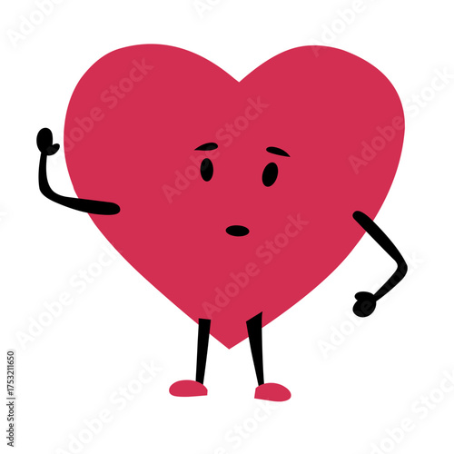 heart characters vector