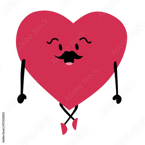 heart characters vector