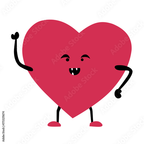 heart characters vector