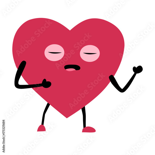 heart characters vector