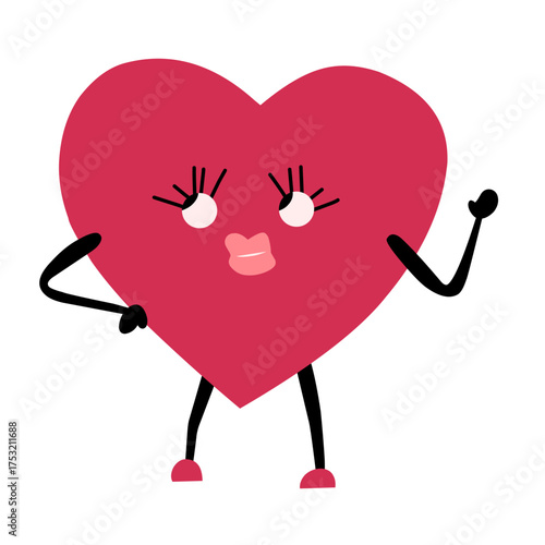 heart characters vector