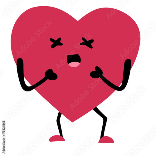 heart characters vector
