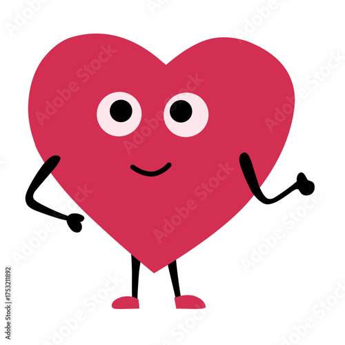 heart characters vector
