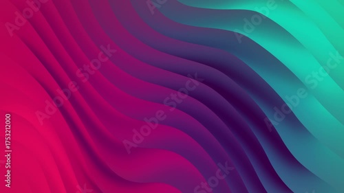 Vibrant Abstract Gradient Waves Flowing Seamlessly.