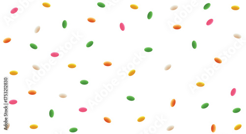 Colorful Mukhwas Pattern Representing Indian Mouth Freshener and Cultural Tradition