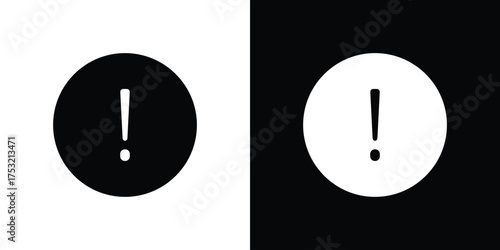 attention sign icon fill vectors set for ui.