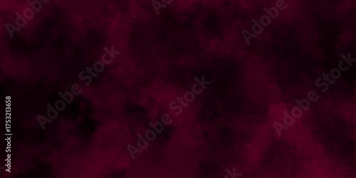 Red color powder explosion isolated on black background. Colorful dust explode.  red grunge old wall texture cement black background .Dark Red vector layout with cloudscape.