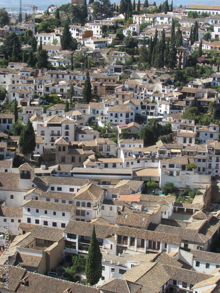 Obraz premium view of the city of granada