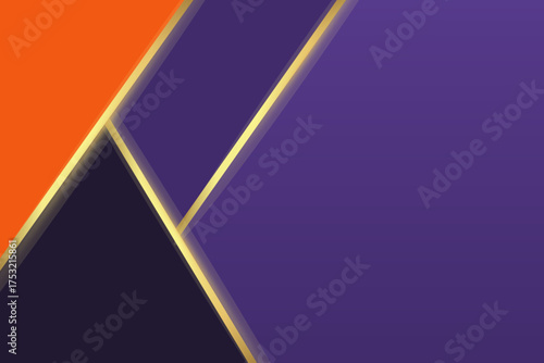 Overlapping orange and dark purple background with a hint of gold.