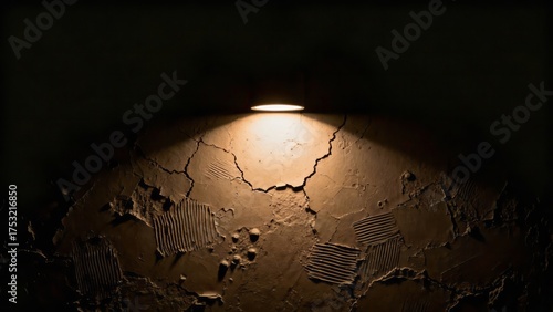 planet earth in the dark