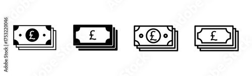 Money icon set. Money vector icon.
