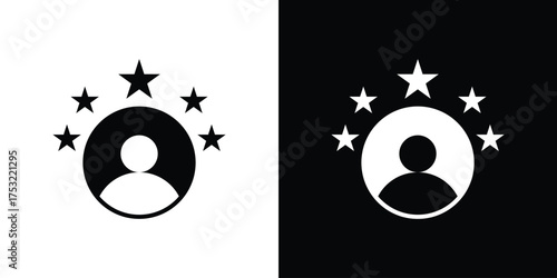 Customer loyalty icon fill vectors set for ui.