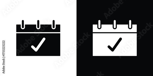 Appointment icon fill vectors set for ui.