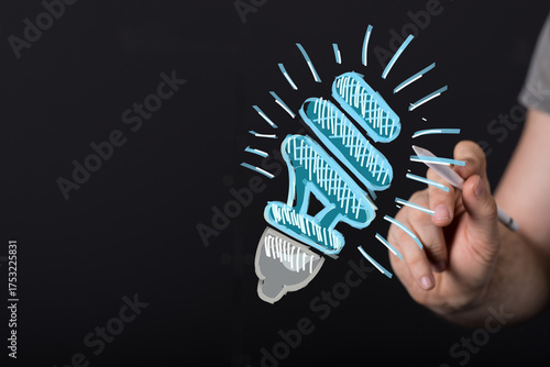 Creative concept, bright id...