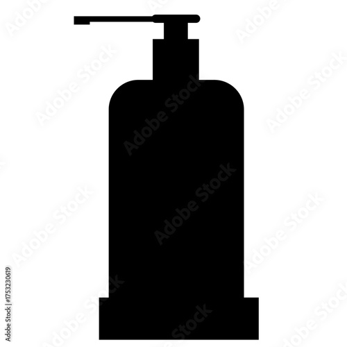 Bootle vector silhouette , clip art, and symbol. Shilhouette of  bottle concept and simple design