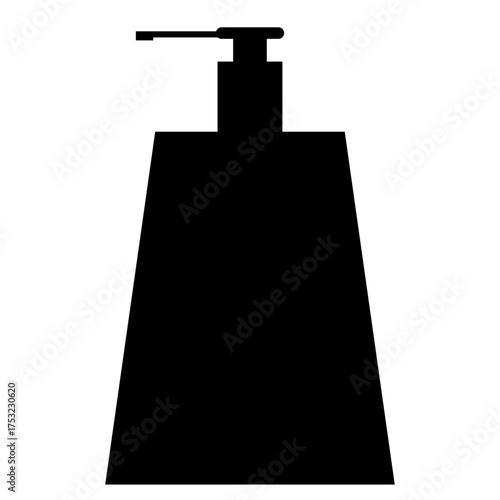 Bootle vector silhouette , clip art, and symbol. Shilhouette of  bottle concept and simple design