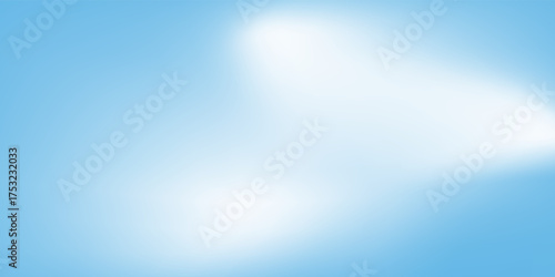 Blue noise gradient background. Navy grainy texture gradation cover. Christmas soft cold transition. Fresh banner template. Horizontal blur cover. Water surface pattern. Vector illustration.