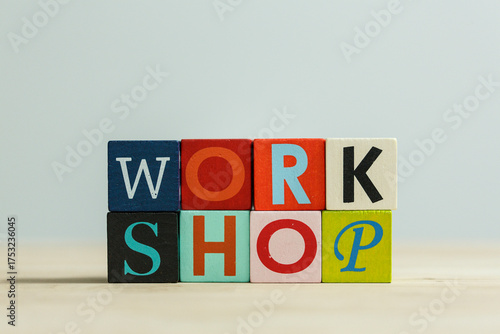 Close-up of the word 'Works...