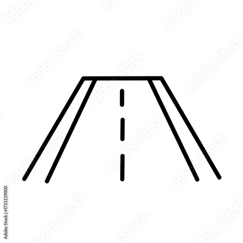 Road line vector