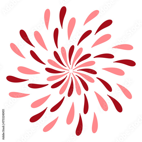 red flower background