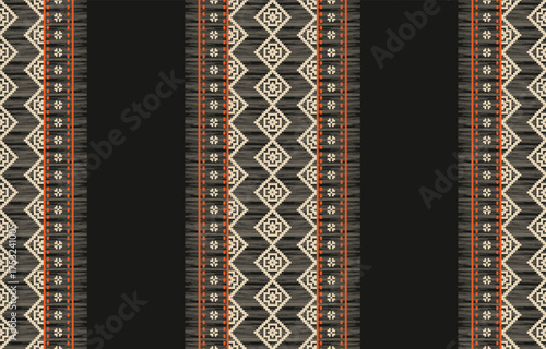 Geometric ethnic pattern seamless, Native American ethnic design, Southwestern decor design for background ,curtain, carpet, wallpaper, clothing, wrapping, Batik, vector illustration.