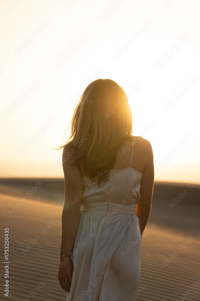 Fototapeta premium dunas, atardecer, sunset