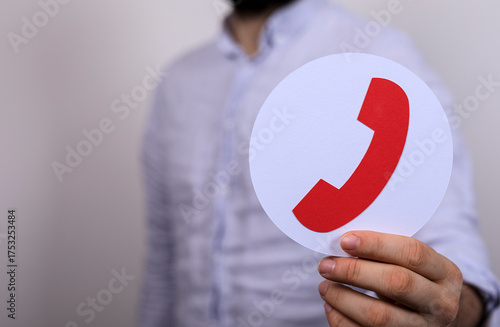 Contact us concept. Busines...