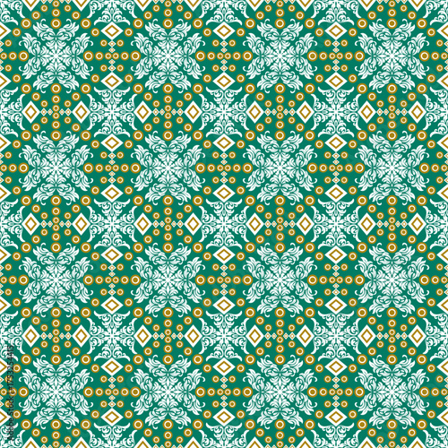 Classic Damask Seamless
Pattern - Vector Illustration for Elegant Textile
Design,Damask,Jacquard loom, Brocade, Satin weave,ethnic, geometric, textile, fabric, motif, retro, 