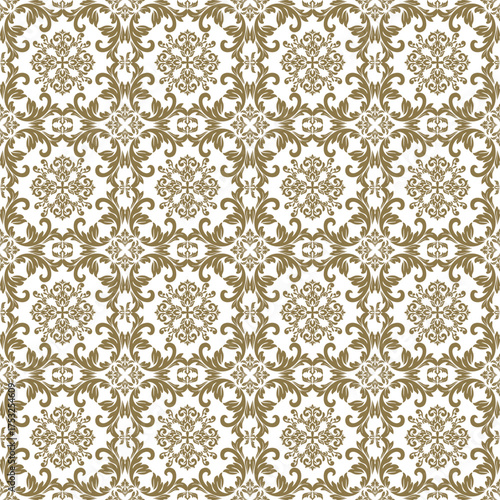 Classic Damask Seamless
Pattern - Vector Illustration for Elegant Textile
Design,Damask,Jacquard loom, Brocade, Satin weave,ethnic, geometric, textile, fabric, motif, retro, 