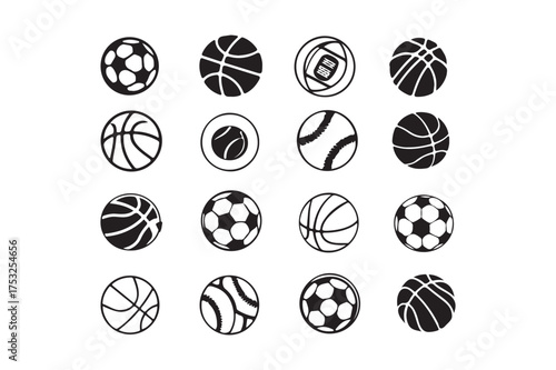 Sports icon set.