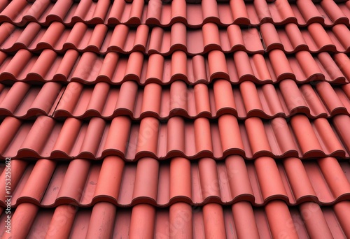 Wallpaper Mural Seamless terracotta roof tile texture pattern background, real estate, backgrounds Torontodigital.ca