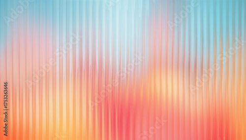 Soft Gradient Vertical Stripes with Blurred Bokeh Effect