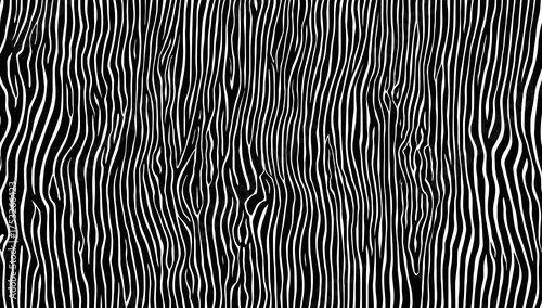 Abstract Black and White Wood Grain Texture Pattern