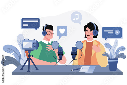 Online Audio Recording and Broadcasting
