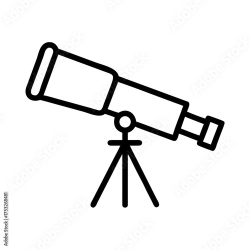 Telescope is an optical instrument that uses lenses to view distant objects, commonly used in astronomy and for observing celestial bodies